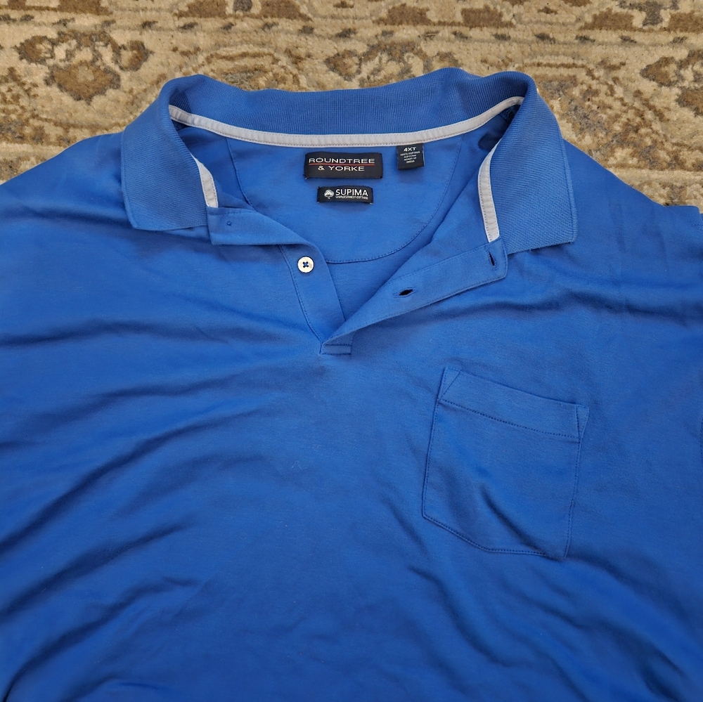 Mens 4xt Supima Cotton Polo